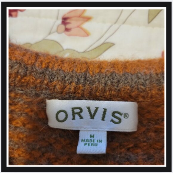 ORVIS Baby Alpaca Striped Sweater - Picture 3 of 3